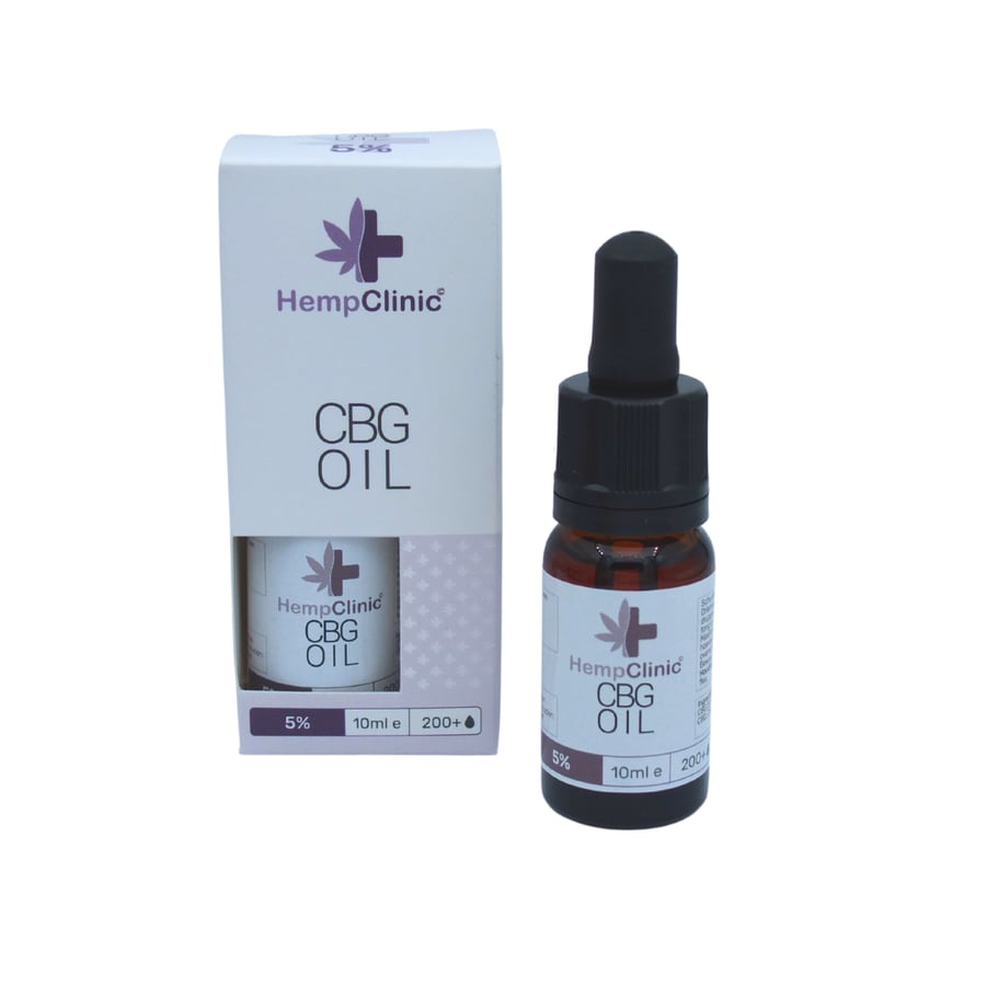 Flesje CBG olie traditioneel van Hemp Clinic