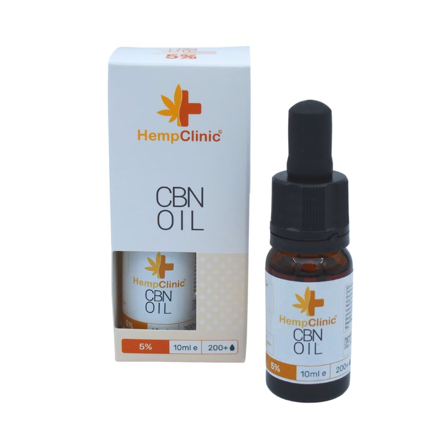 Flesje CBN olie traditioneel van Hemp Clinic